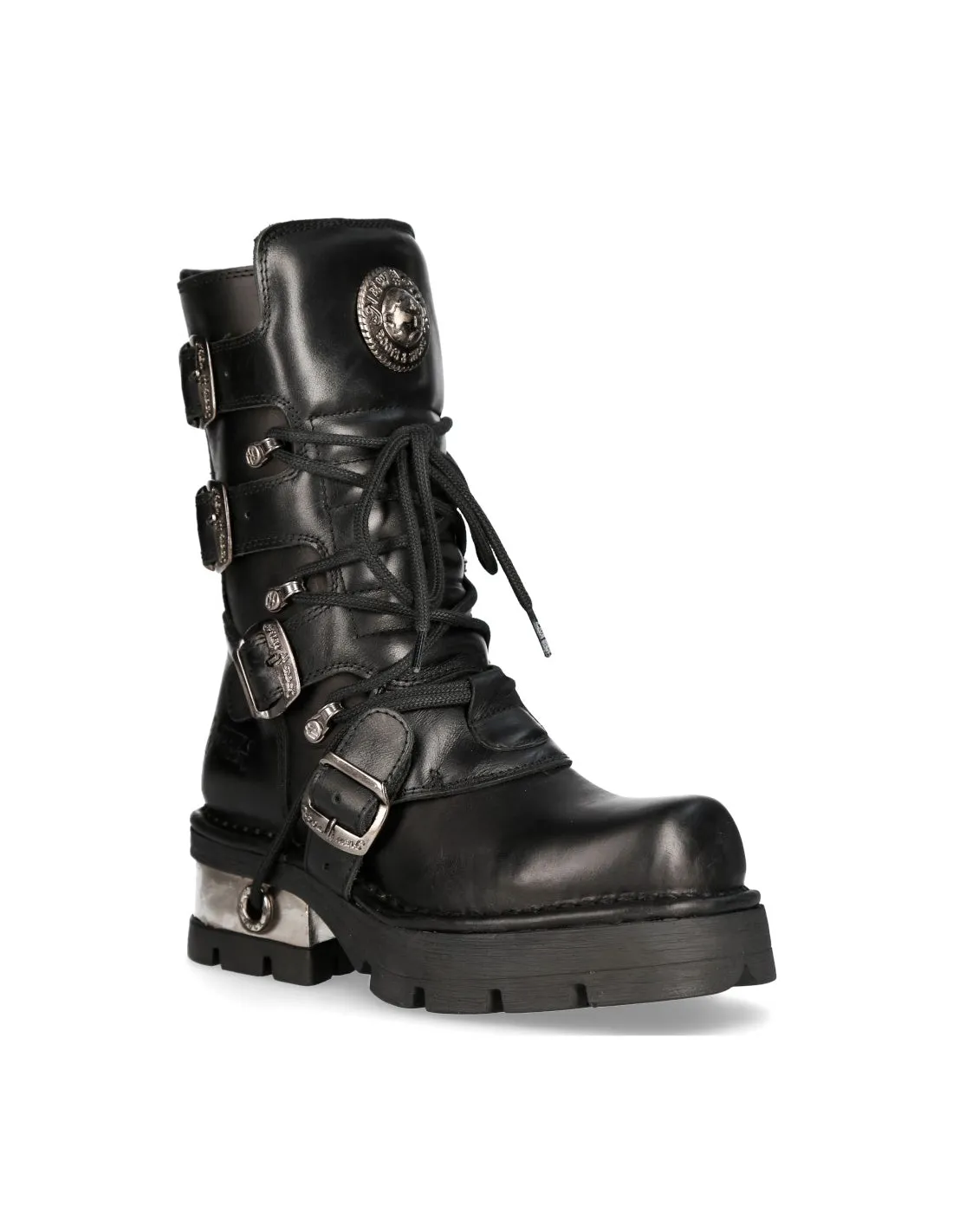 New Rock Shoes Boots M.373-S1 Boots Biker Boots Gothic Unisex Classic Real Leather