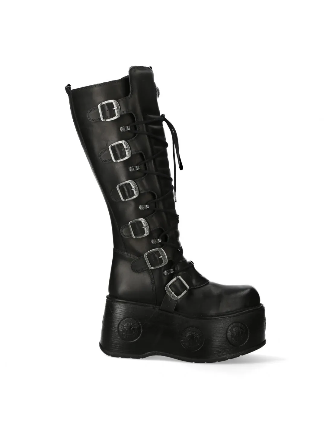 New Rock Shoes High Boots M-272-S2 Boots Gothic genuine leather with spring