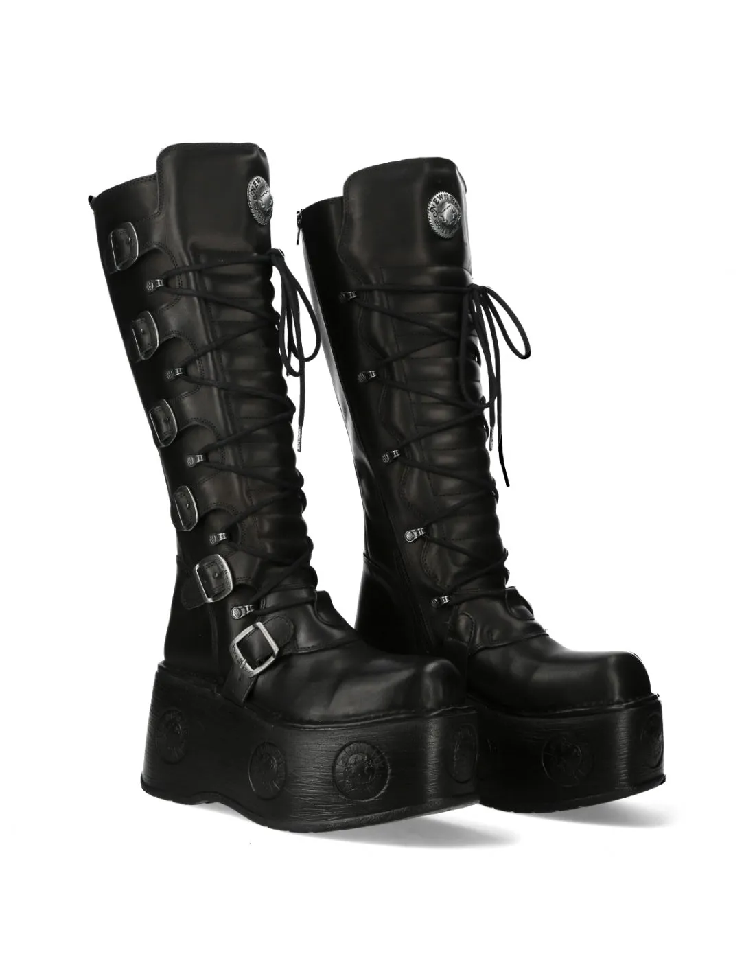 New Rock Shoes High Boots M-272-S2 Boots Gothic genuine leather with spring