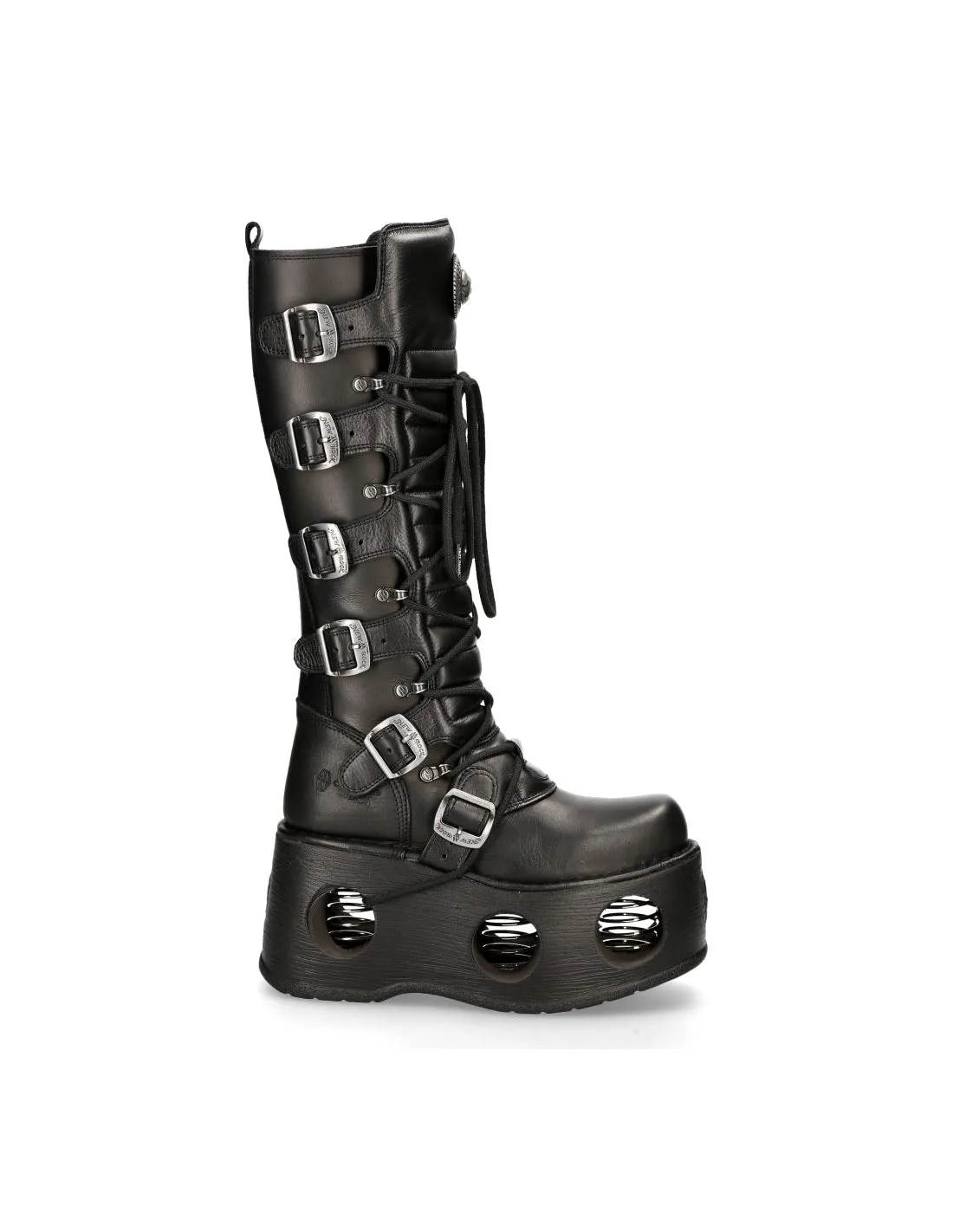 New Rock Shoes High Boots M-272-S2 Boots Gothic genuine leather with spring