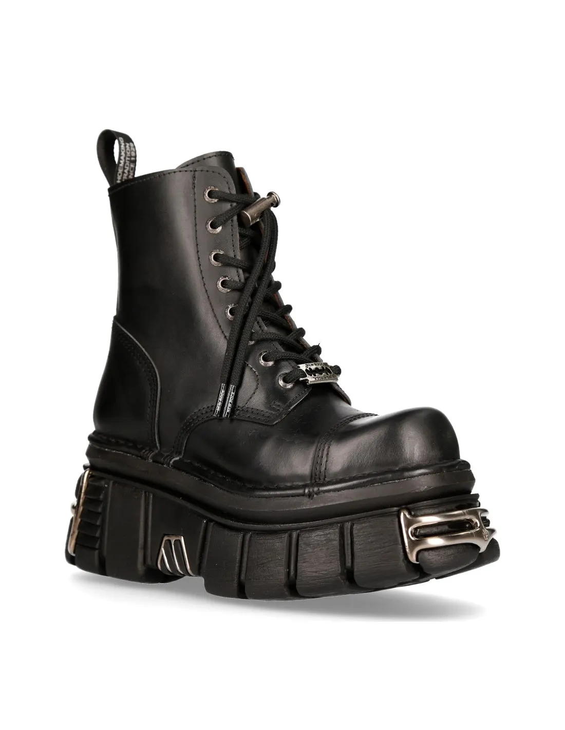 New Rock Shoes Shoes Boots Boots M-NEWMILI083-S37 genuine leather