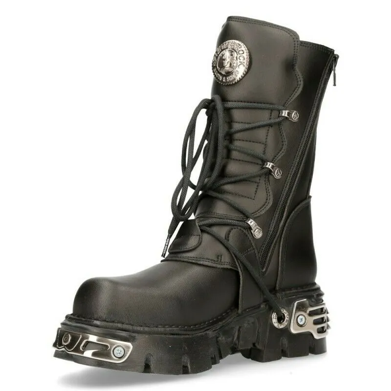 New Rock Shoes Shoes Boots Boots M.373-S7 Vegan Biker Boots Gothic NEW