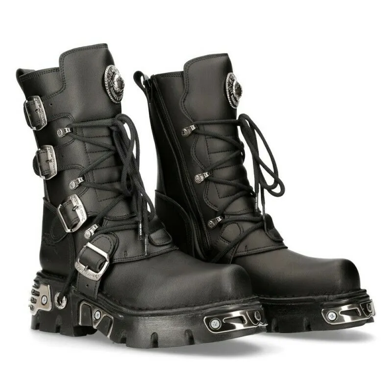 New Rock Shoes Shoes Boots Boots M.373-S7 Vegan Biker Boots Gothic NEW