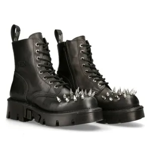 New Rock Shoes Shoes Boots Boots M.MILI084CONO-C1 Gothic Black