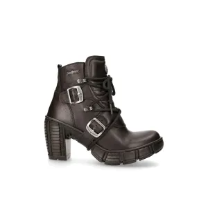 New Rock Shoes Women's Ankle Boots Heel Boots Gothic M-TRCASCO004-S2 NEW