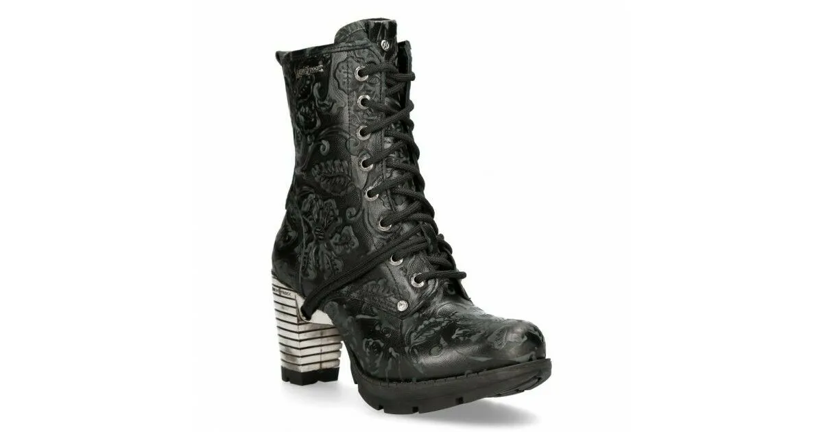 New Rock Shoes Women's Ankle Boots Heel Boots Gothic M.TR001-S24