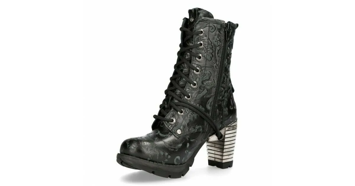New Rock Shoes Women's Ankle Boots Heel Boots Gothic M.TR001-S24