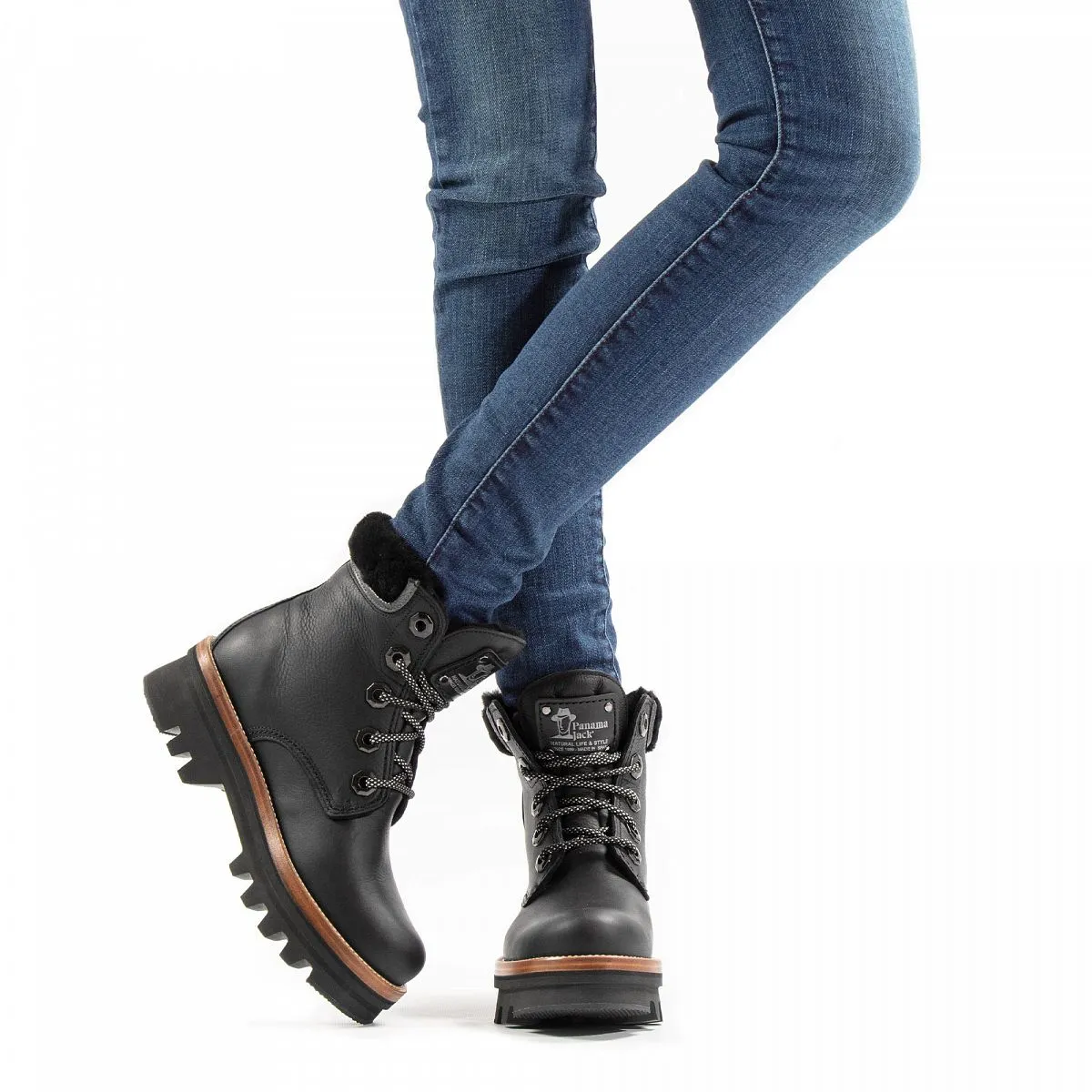 Panama Jack lined ankle boots Boots Munster Black Nappa Waterproof