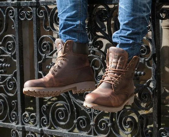 Panama Jack Men's Shoes Ankle Boots Shoes Brown Napa Grass Cuero Bark