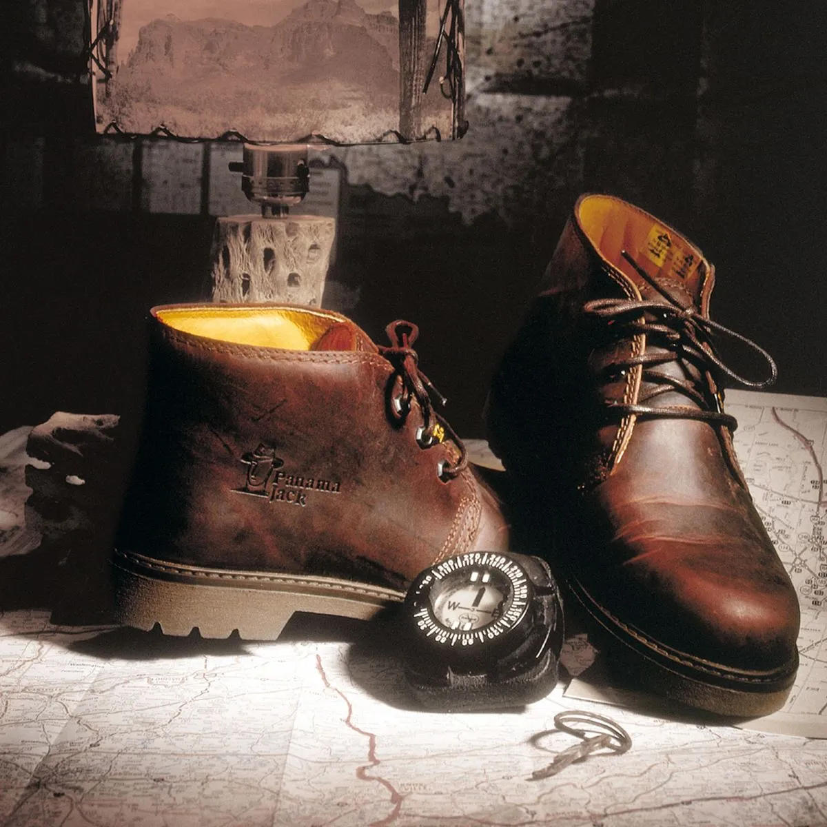 Panama Jack Shoes Boots Bota Brown Nappa Waterproof Leather Lining