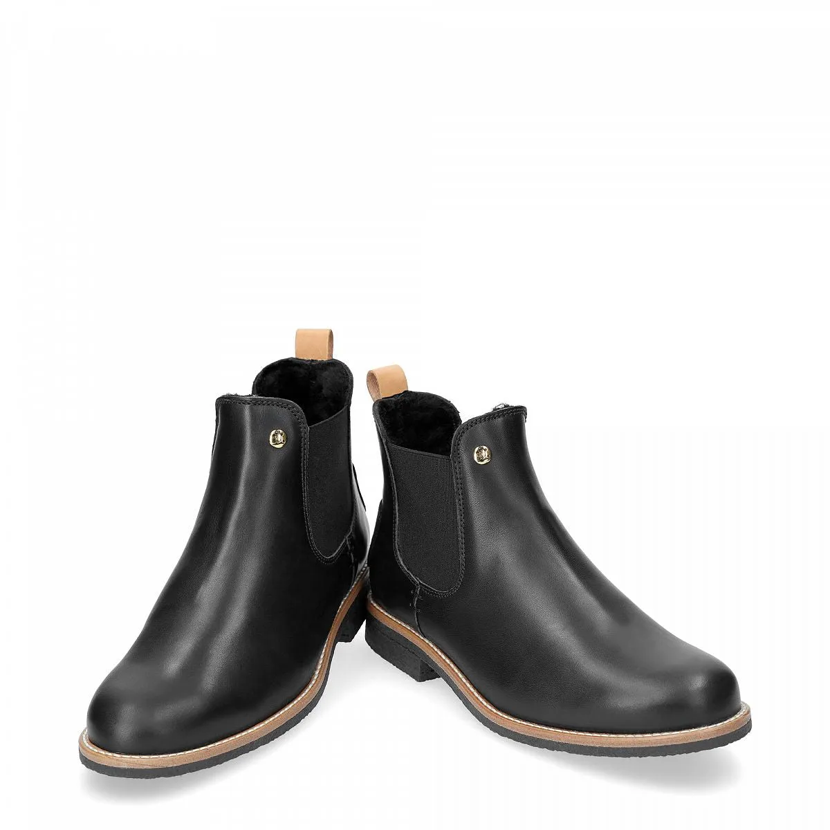 Panama Jack Women's Chelsea Boots Giordana Black Nappa Waterproof