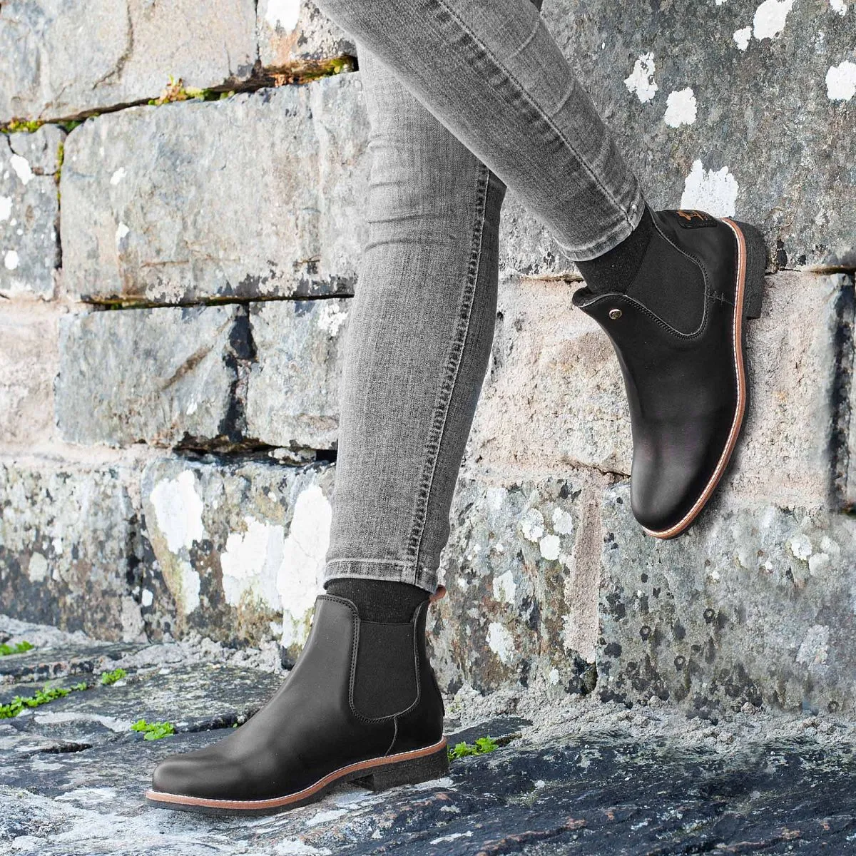 Panama Jack Women's Chelsea Boots Giordana Black Nappa Waterproof