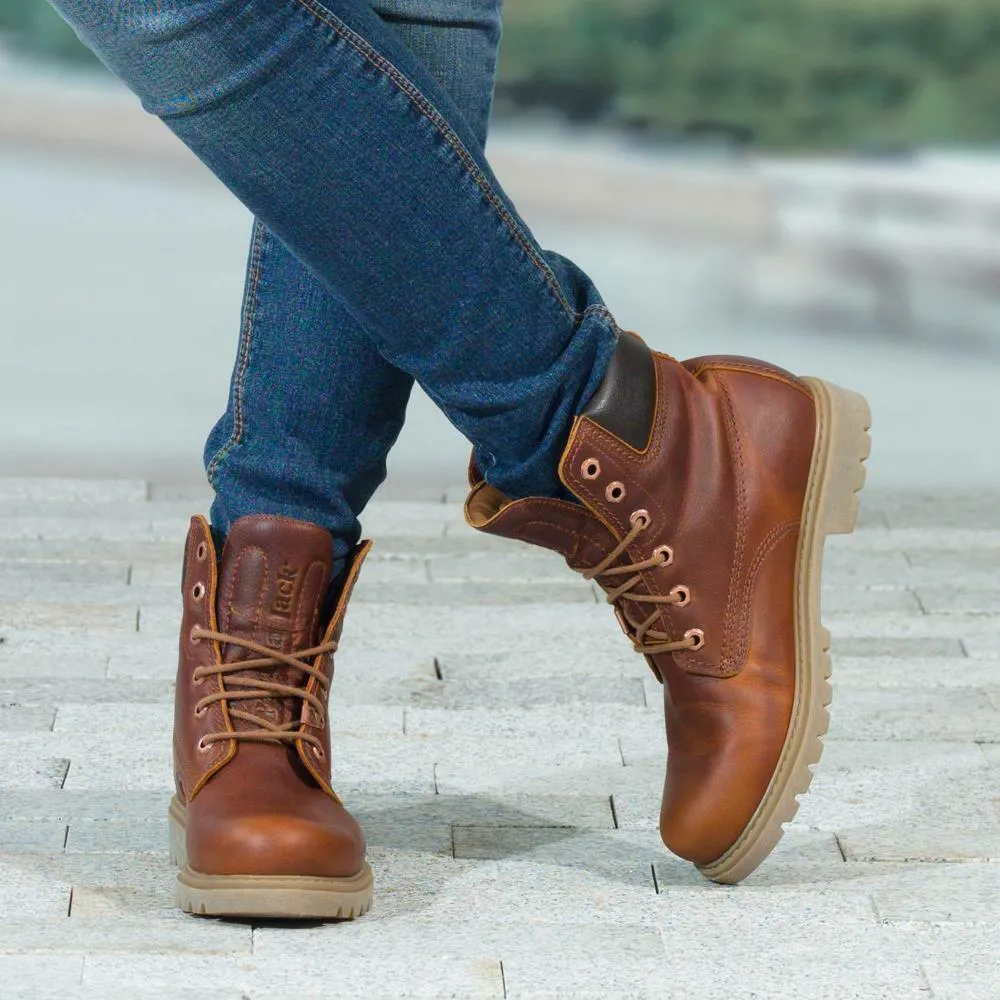 Panama Jack Women's Shoes Shoes Ankle Boots Brown Waterproof Leather Lining
