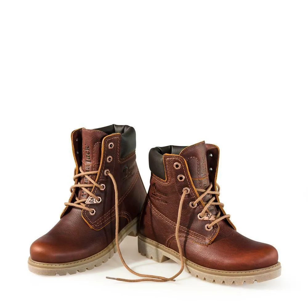 Panama Jack Women's Shoes Shoes Ankle Boots Brown Waterproof Leather Lining