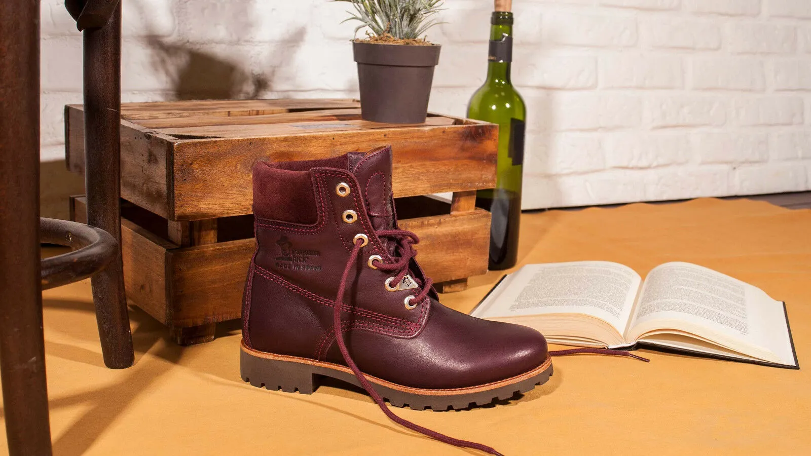 Panama Jack Women's Shoes Shoes Ankle Boots Panama 03 Bordeaux Limited