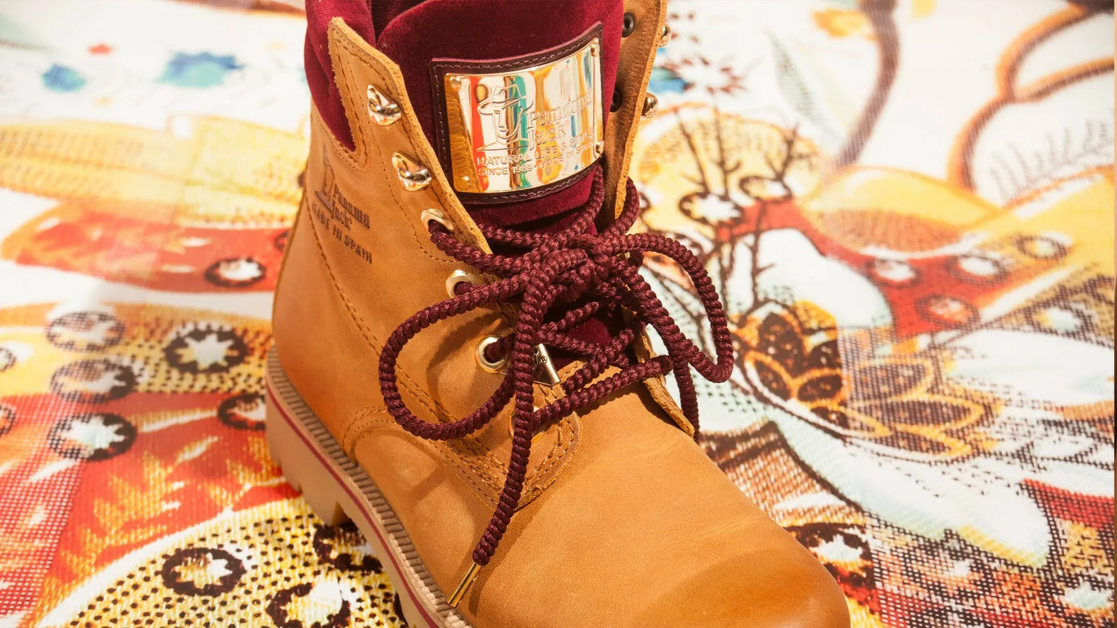 Panama Jack Women's Shoes Shoes Ankle Boots Vintage Napa Wine Red Limited