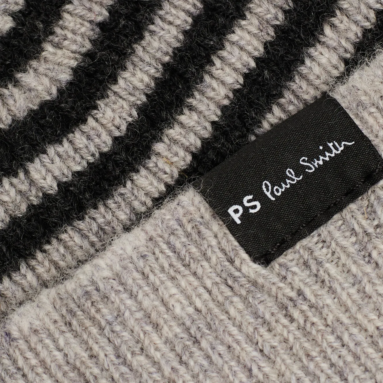 Paul Smith Beanie PS Alfie Stripe Petrol Green
