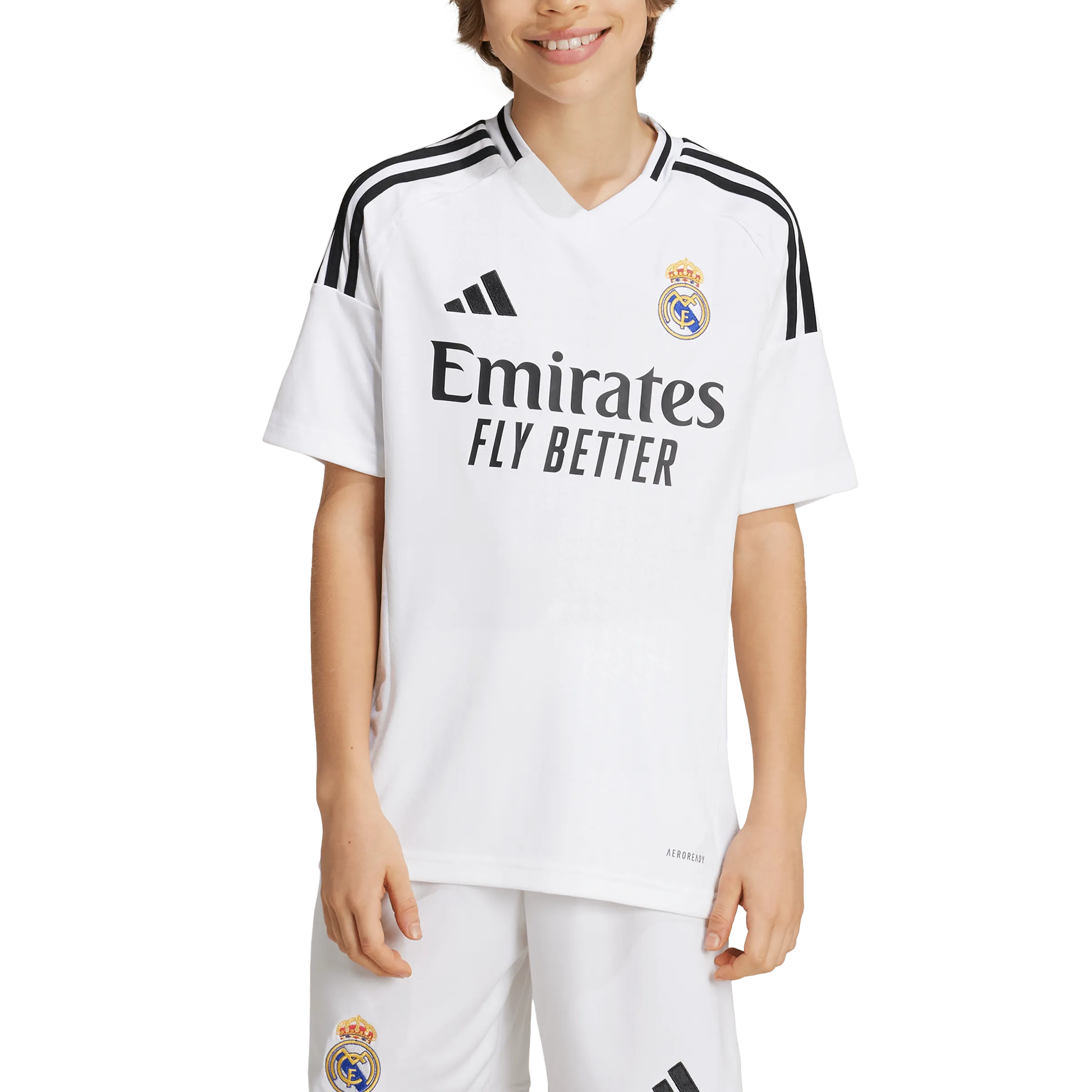 Real Madrid 24/25 Home Youth Jersey (IT5186)