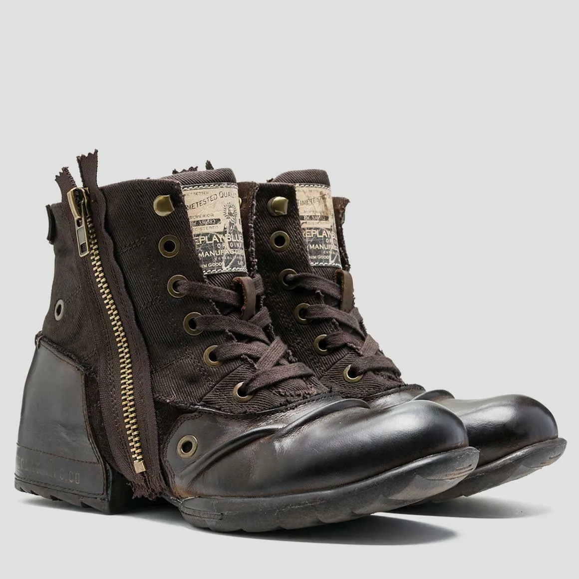 Replay Men's Shoes Shoes Ankle Boots Shoes Boots Clutch Brown Brown