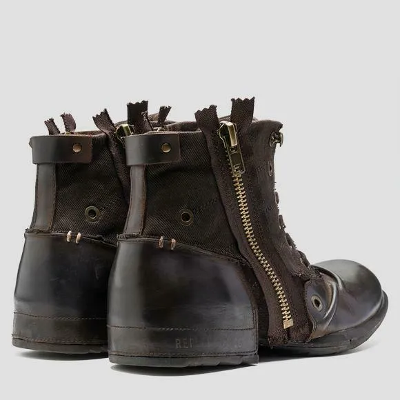 Replay Men's Shoes Shoes Ankle Boots Shoes Boots Clutch Brown Brown