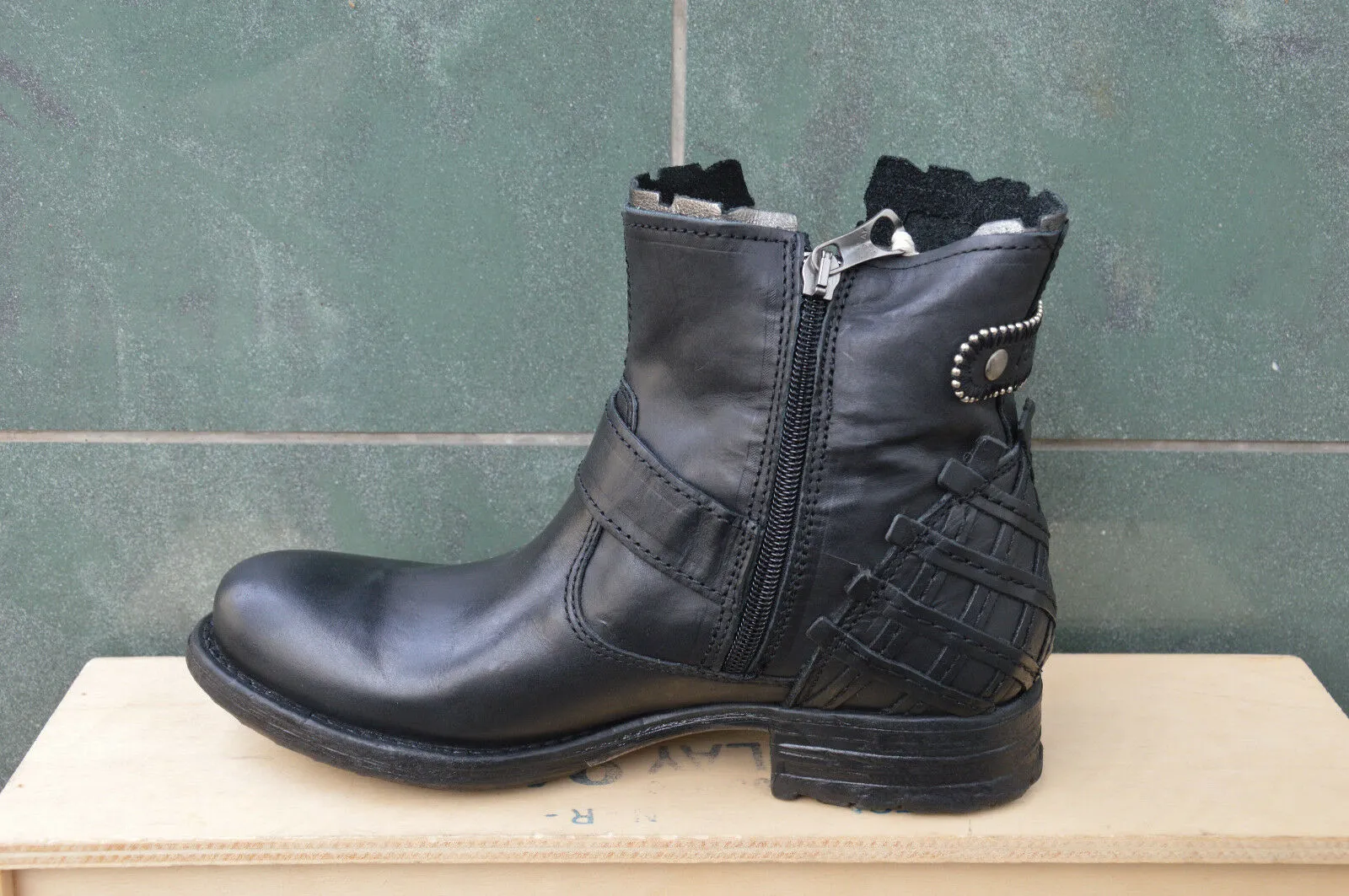 Replay Women's Shoes Ankle Boots Shoes Shoes Boots Leather Black Black