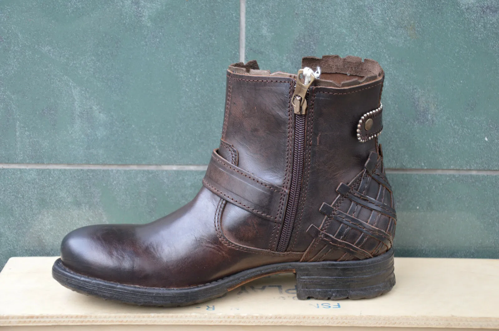 Replay Women's Shoes Ankle Boots Shoes Shoes Boots Leather Brown Brown