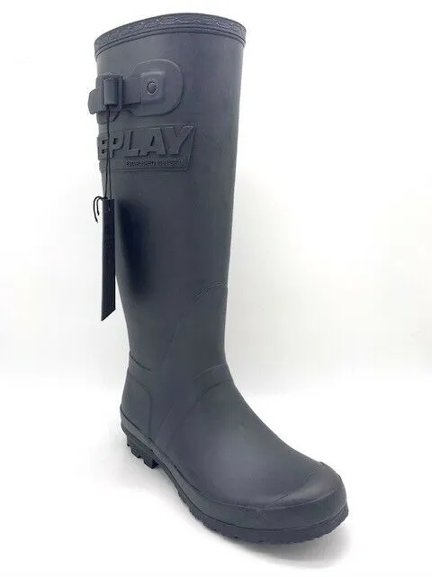 Replay women's shoes black shoes ankle boots boots rubber boots fashion NEW