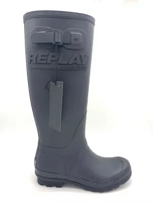 Replay women's shoes black shoes ankle boots boots rubber boots fashion NEW