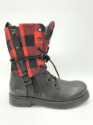 Replay women's shoes shoes boots ankle boots leather black RED NEW