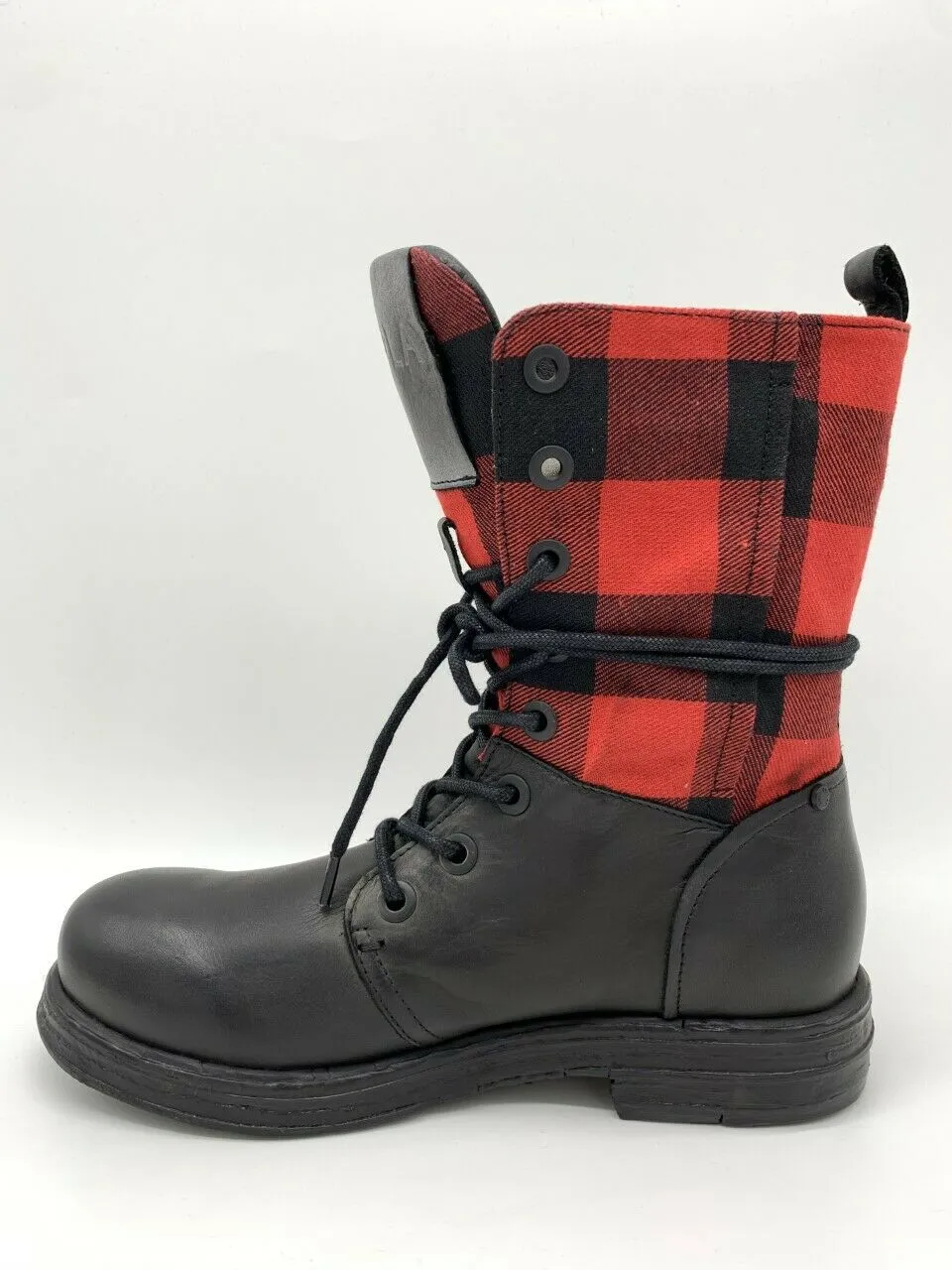 Replay women's shoes shoes boots ankle boots leather black RED NEW
