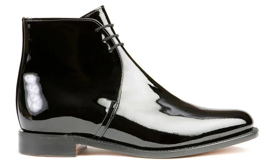 SANDERS PATENT GEORGE BOOTS Silvermans