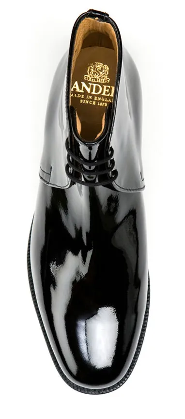 SANDERS PATENT GEORGE BOOTS Silvermans