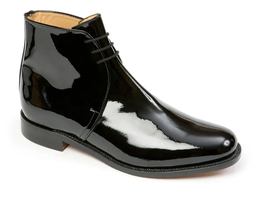 SANDERS PATENT GEORGE BOOTS Silvermans