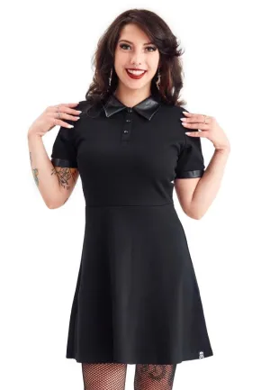 Sourpuss Clothing - Polo Skater Black - Dress