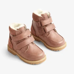 Stewie Tex Velcro Leather - dusty rouge Wheat