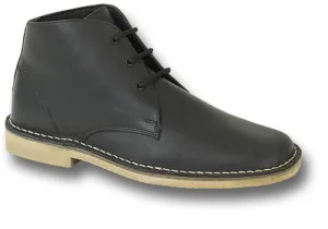 WAXY LEATHER ANKLE BOOTS Silvermans