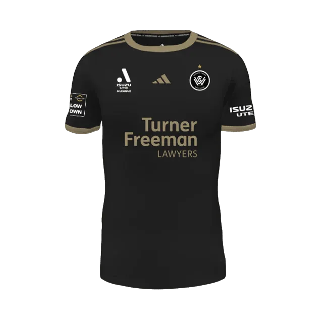 Western Sydney Wanderers 24/25 Third Youth Jersey (GK6318-BLACK)