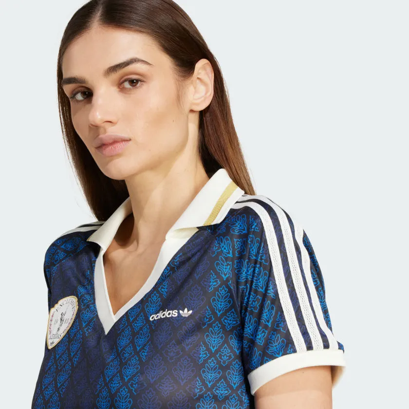 Women's adidas adidas Originals Retro Sports Cricket-inspired Cropped Jersey