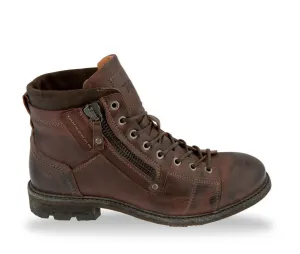 Yellow Cab Men's Shoes Shoes Lace-Up Boots ENGINE Y15300 Dark Brown